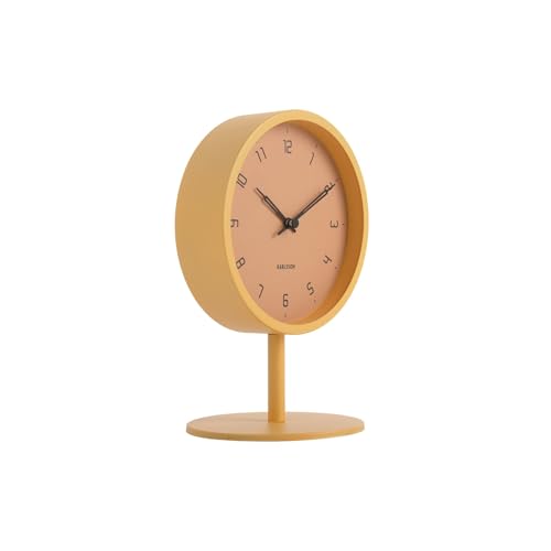 [DL] Table Clock Stark Iron matt Honey Yellow -