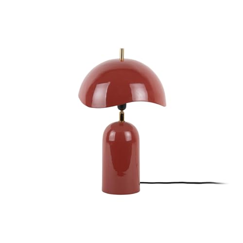 Leitmotiv Table lamp Querido Enamel red Ochre