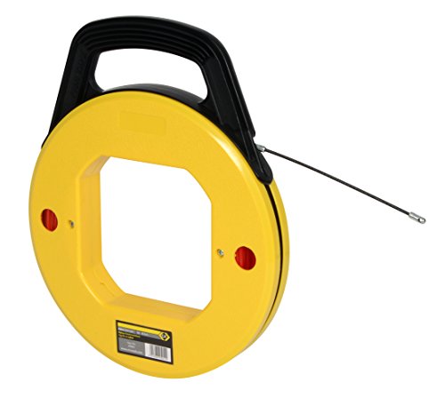C.K 495052 Nylon-Zugband, Schwarz/Gelb, 20 m