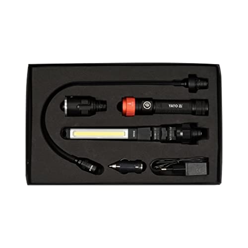YATO Handleuchte 280, 190, 380 Lumen Lampe NEU