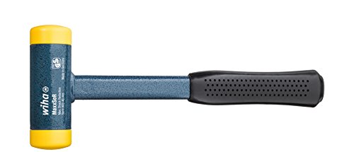 Wiha Schonhammer rückschlagfrei, mittelhart mit Stahlrohrstiel (02127) 50 mm