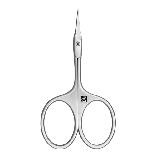 ZWILLING Nagelhautschere mit Turmspitze (Feiner und Präziser Schnitt der Nagelhaut und Hautresten, Sichere Nagelpflege), Premium, Silber, 90 mm
