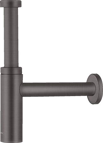 hansgrohe Siphon Flowstar S, Ablauf für Waschbecken, Brushed Black Chrome, 1.00