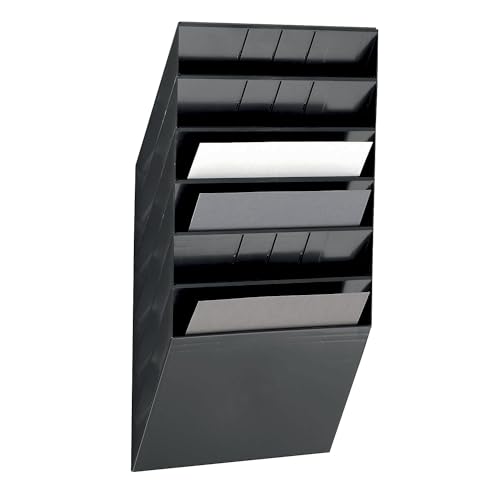 Durable | Wandprospektspender | Querformat | 6 x DIN A4 | VE 2 STK | schwarz