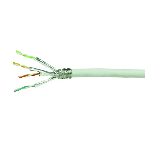 LogiLink Professional CPV0038 Netzwerk Verlegekabel Cat 6 S/FTP, weiß, 305m