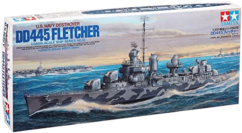 Tamiya Sprue Brothers 1:350 USS Fletcher DD445 US Navy WWII Destroyer #78012, TAM78012, versch