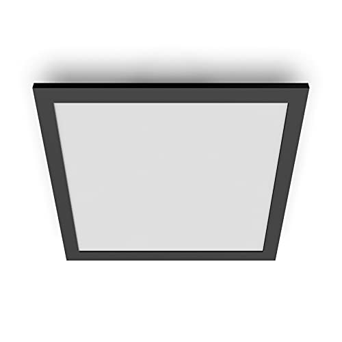 Philips Scene Switch Touch LED Deckenleuchte, dimmbar, 12W, warmweißes Licht (2700K), Schwarz