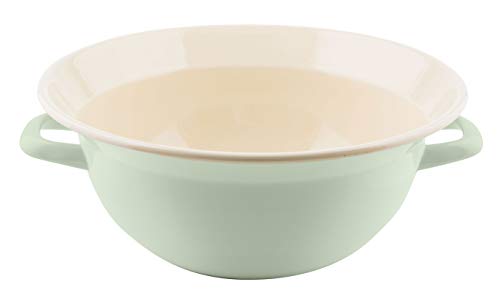 Riess, 0295-006, Weitling 26, CLASSIC - BUNT/PASTELL, Farbe Nilgrün, Durchmesser 26 cm, Höhe 10.8 cm, Inhalt 3.5 Liter, Emaille, Schüssel, Induktion