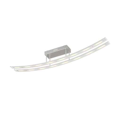 Lindby LED Deckenleuchte Jarda dimmbar (Modern) in Transparent aus Glas (16 flammig,) - Lampe Deckenlampe Wohnzimmerleuchte