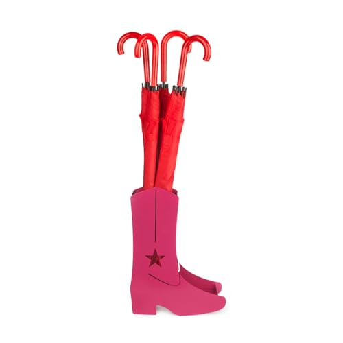 balvi Schirmständer Country Boots Farbe Rosa Garantiert eine Gute Luftzirkulation und mit Wasserauffa