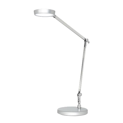 Unilux LED Schreibtischlampe Senza, dimmbar, silbergrau