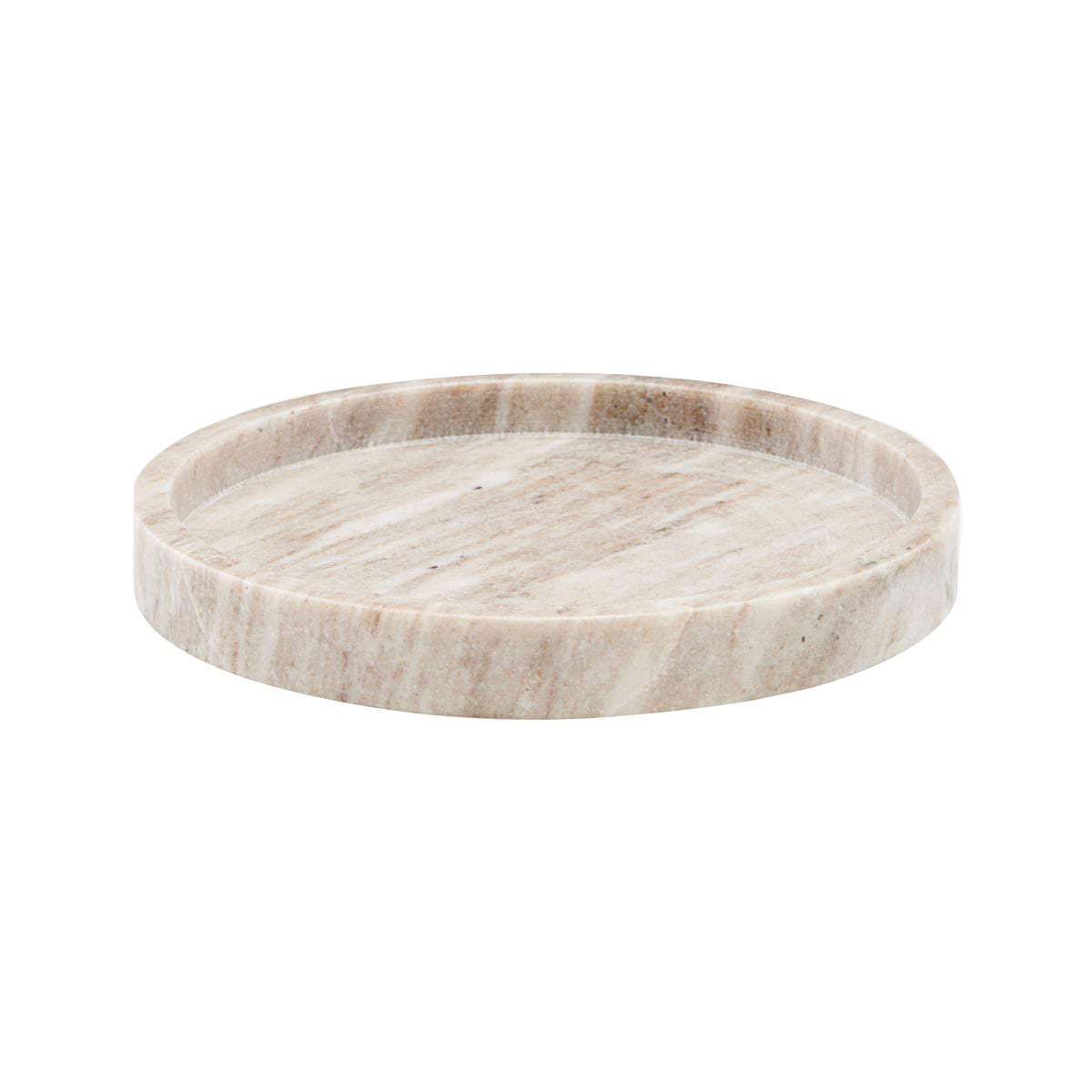 Meraki, Tablett, Beige, h: 3 cm, Dm: 25 cm, Mkma012