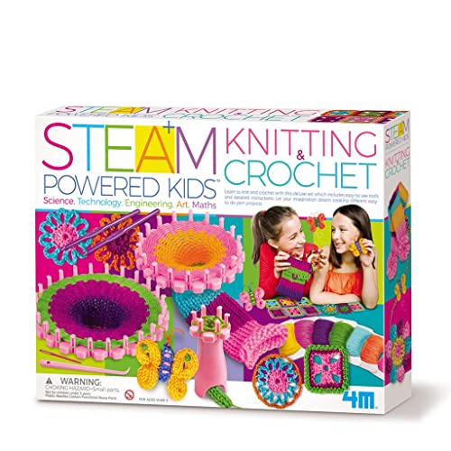 4M STEAM Powered Kids - Knitting & Crochet