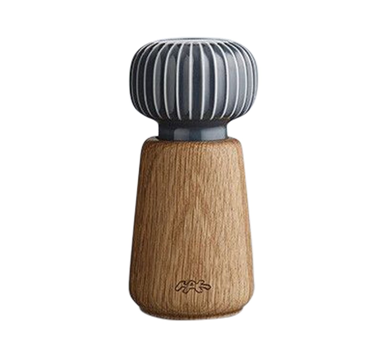 Kähler Mühle H14 cm Hammershøi handlich dänisches Design Gewürzmühle, anthrazit grau