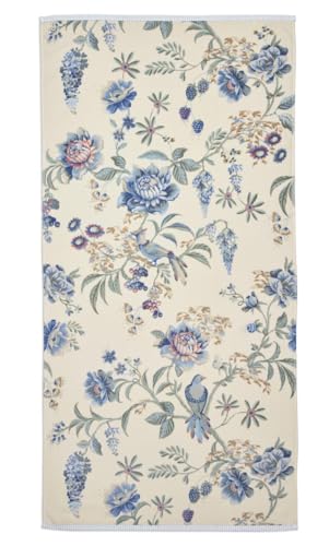 PiP Studio Secret Garden Badetuch Weißblau 70x140