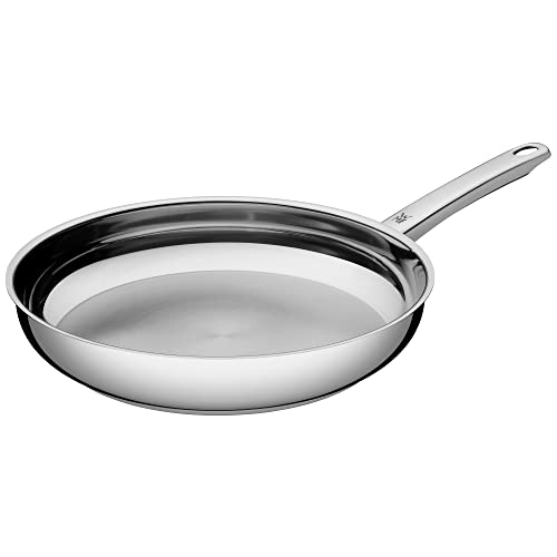 WMF Profi Bratpfanne Edelstahl 20 cm Induktion, Edelstahlpfanne unbeschichtet, Cromargan Edelstahl, backofenfest