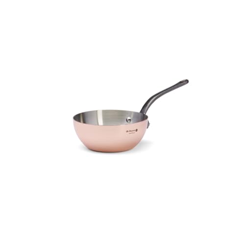 De Buyer 6464.16 Sauteuse, Edelstahl, Silber, 16 cm