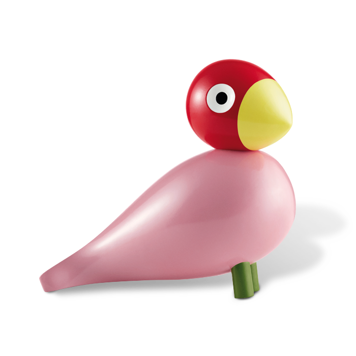 Kay Bojesen Ruth Singvogel Figuren 15.5 cm Singvögel Weihnachtsdekoration, rosa