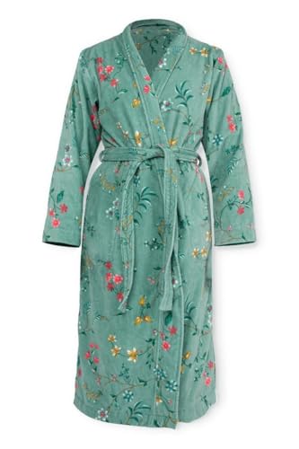 Pip Studio Bademantel Les Fleurs Grün XS