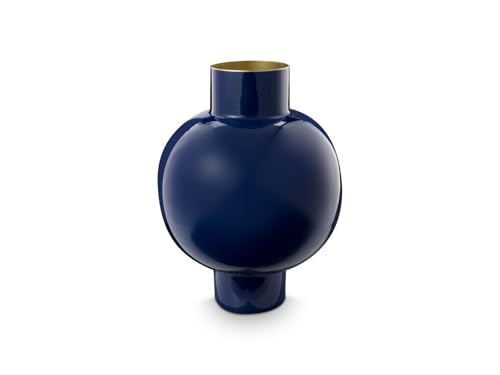 PIP STUDIO Vase Metall groß Royal Blue 31,5x42cm