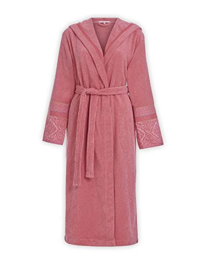 PIP Studio Soft Zellig Bademantel Farbe Korallenrot Größe XS