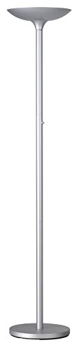 Unilux LED Deckenfluter Varialux, dimmbar, silbergrau