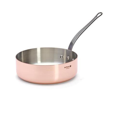 De Buyer 6462.28 Sauteuse, Edelstahl, Silber, 28 cm