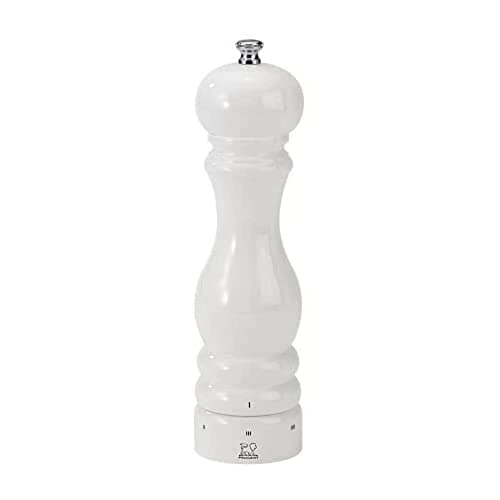 PEUGEOT Paris Manuelle Pfeffermühle, Mahlgradeinstellung u'Select, Höhe: 22 cm, Holz, Weiß, 27827