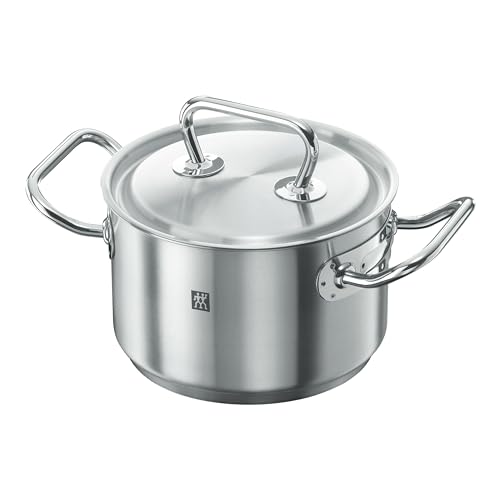 ZWILLING Twin Classic Kochtopf mit Deckel, 16 cm, 2 L, Induktionsgeeignet, Edelstahl