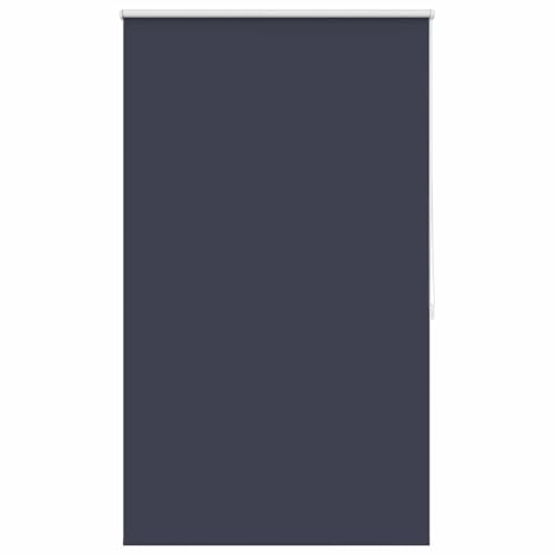 vidaXL Verdunkelungsrollo Seitenzug Klemmrollo Klemmfix Kette 120 x 175 cm blau