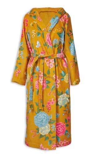 PIP Studio Good Evening Bademantel Farbe Gelb Größe XS Morgenmantel Kimono Damen-Bademantel