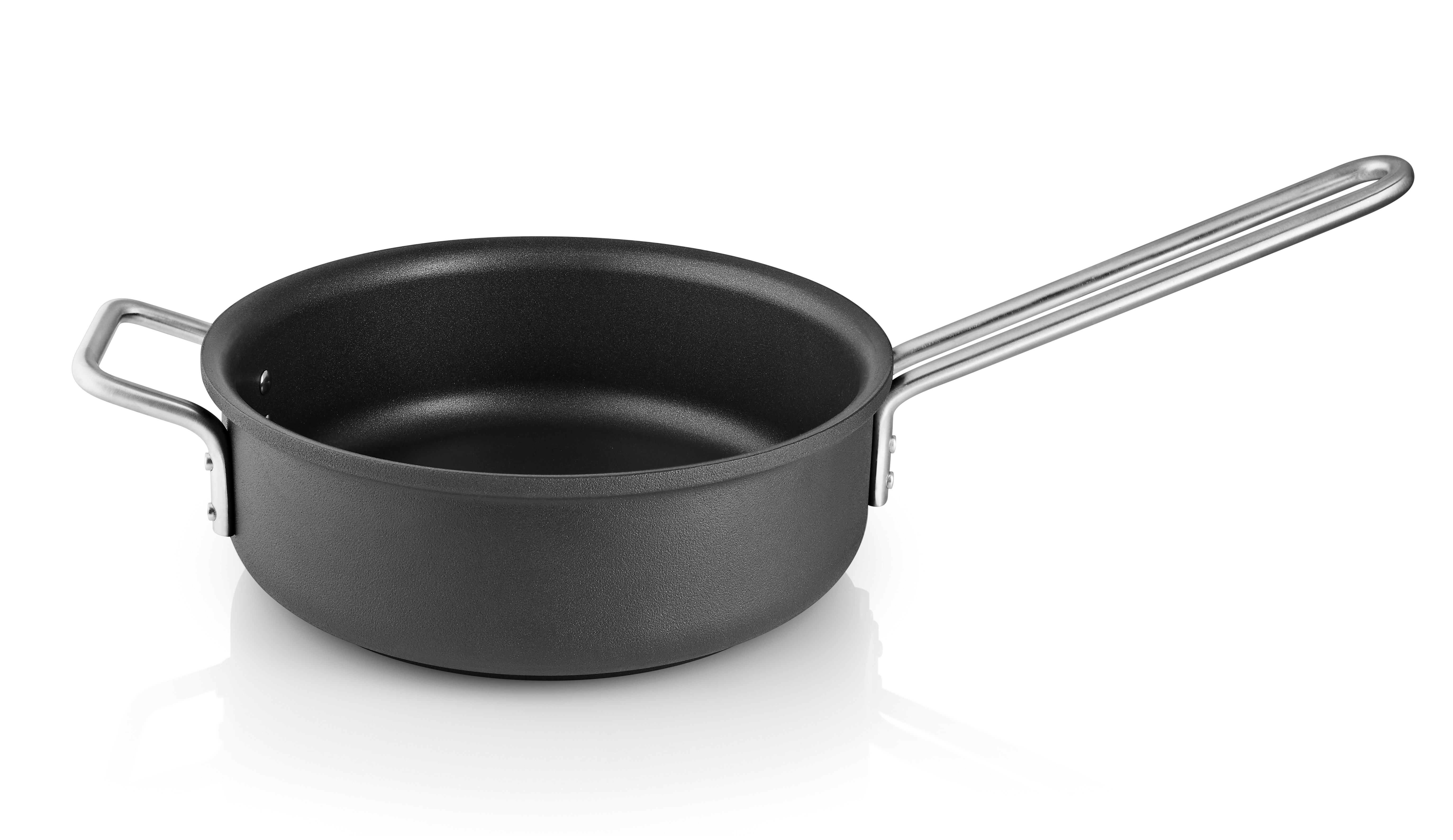 Eva Trio | Sauteuse Ø24cm Professionel |Langlebige und einzigartige | Black