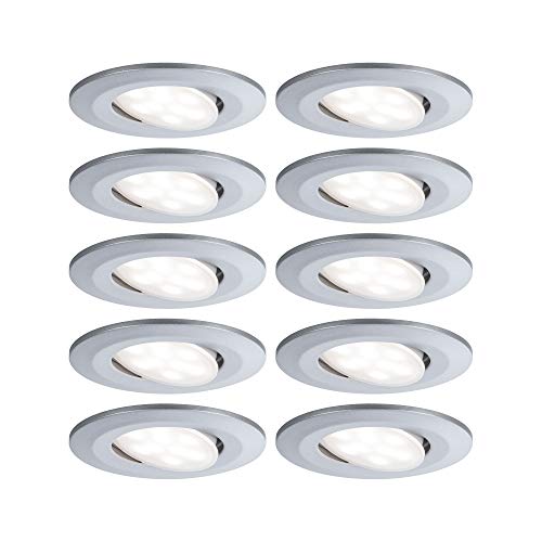 Paulmann 99923 Einbauleuchte LED Calla rund 10x6W Chrom matt schwenkbar