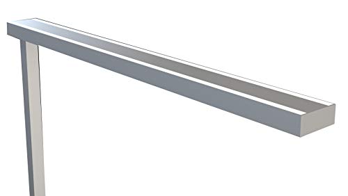 Unilux LED Stehleuchte Stratus Stehlampe, dimmbar, silber-grau