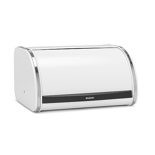 Brabantia Roll-Top-Brotkasten, weiß, mittel, 306044