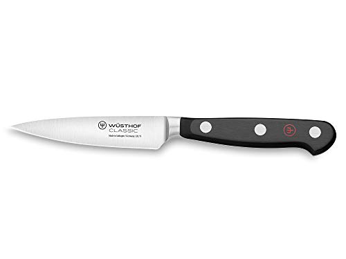 WÜSTHOF Classic Gemüsemesser 9 cm, Schwarz,silber