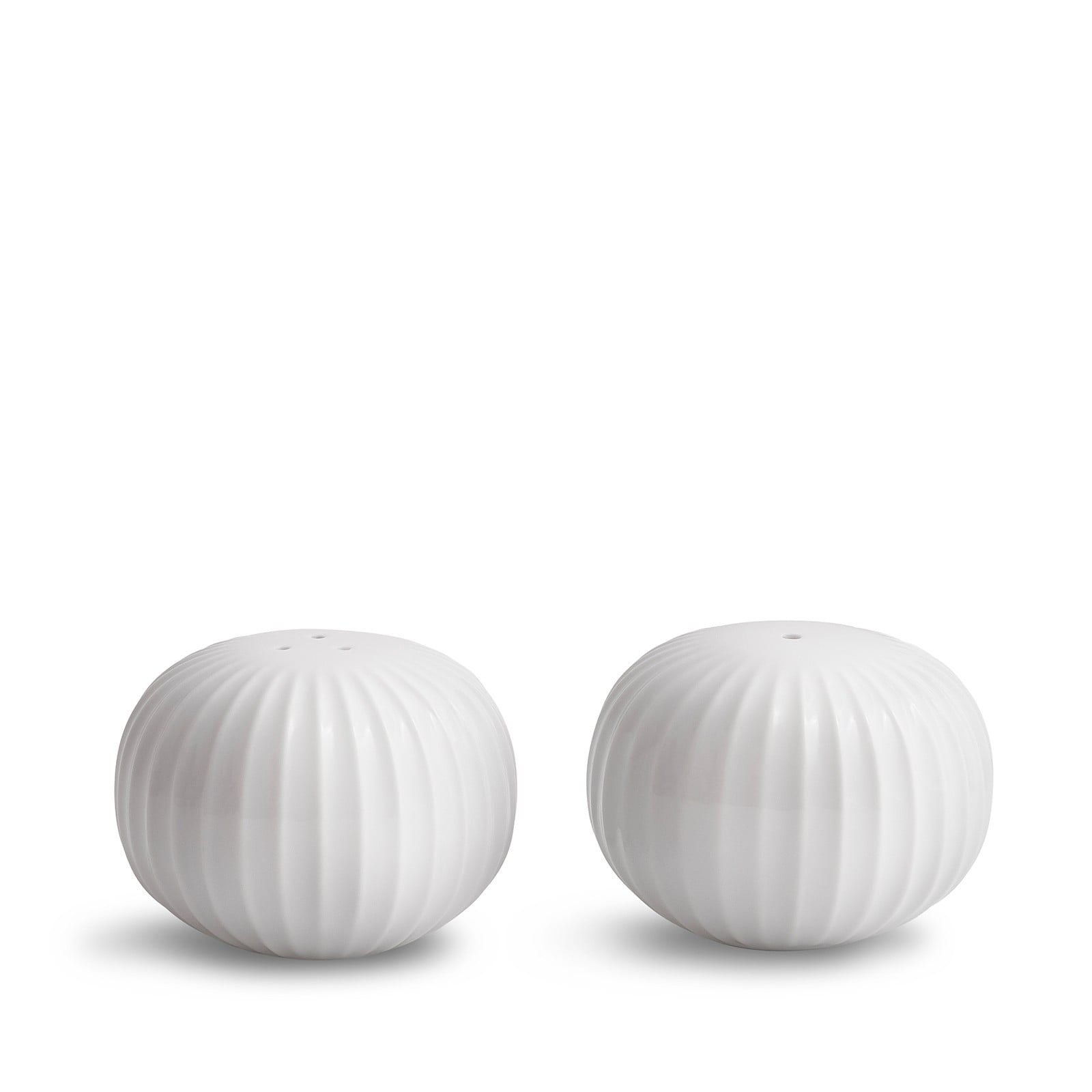 Kähler Salz- und Pfefferstreuer-Set H5 cm Hammershøi dänische Handarbeit, weiss