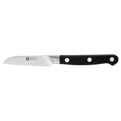 ZWILLING Pro Gemüsemesser, Klingenlänge: 10 cm, Rostfreier Spezialstahl, Kunststoffgriff, Schwarz