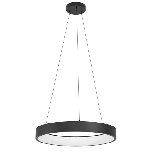 EGLO Connect.z Smart-Home LED Pendelleuchte Marghera-Z, Hängelampe, ZigBee, App und Sprachsteuerung Alexa, Lichtfarbe einstellbar (warmweiß-kaltweiß), RGB, dimmbar