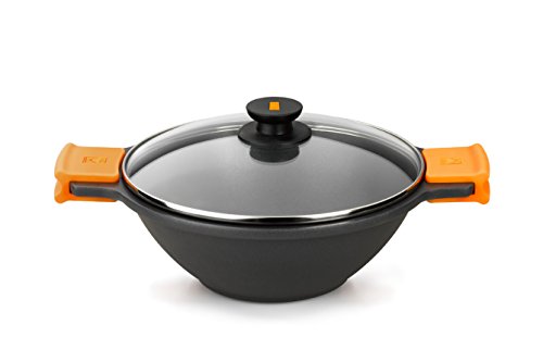 BRA Wok, Aluminium, Schwarz, 1.25 cm, 2