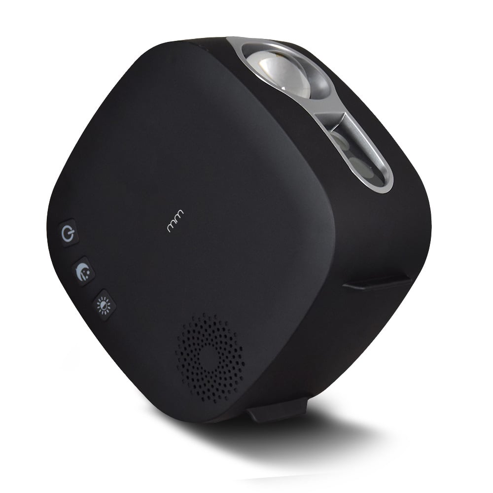MikaMax, Twilight Projektor, Sternenhimmel Projektor mit Bluetooth, Kompatibel mit Google Home und Alexa, Sprachsteuerung, Milchstraße, Sterne, Wolken und Mondhimmel, Farbige Beleuchtung.