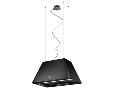 ELICA Deckenhaube IKONA LIGHT BL/F/60 - PRF0165082, Schwarz