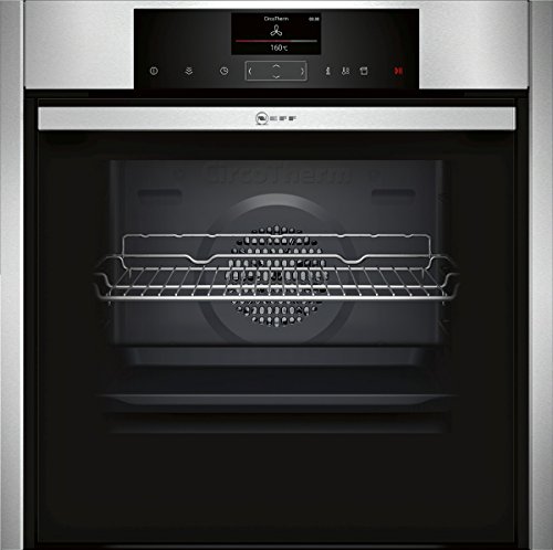 NEFF B45FS24N0, N 90, Einbau-Dampfbackofen, 60 cm, 71 l, Edelstahl, Slide&Hide, FullSteam, EasyClean, 12 Betriebsarten