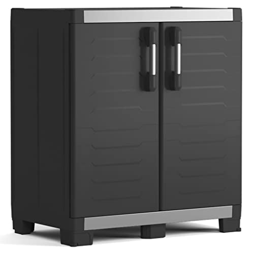 Keter 241544 Schrank, Schwarz, XL Niedrig