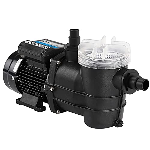 Monzana® Filterpumpe 10.980 l/h mit Vorfilter Poolpumpe Umwälzpumpe Sandfilter Pool Pumpe 11,0m Förderhöhe Poolfilter