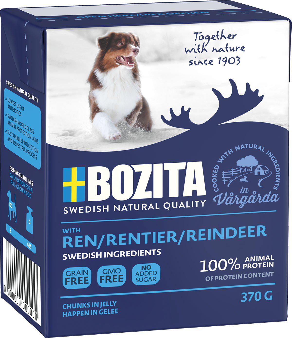 Bozita | Naturals Happen in Gelee Rentier | 16 x 370 g