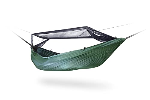 DD Hammocks DD Hammocks Frontline Hammock – Leichte Dschungel-Hängematte mit Moskitonetz zum Wandern, Camping und Rucksackreisen