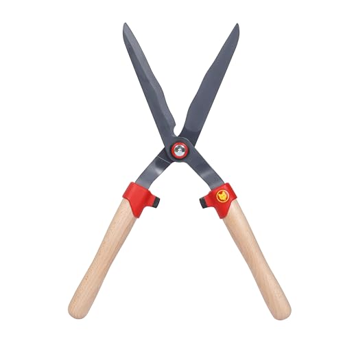 WOLF-Garten | Heckenschere HS-WW mit Wellenschliff und Holzgriff; 73AHA007650