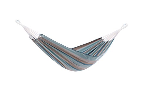 Vivere BZSUN08 Brasilianische Sunbrella-Doppelhängematte, Gateway Mist, Mehrfarbig