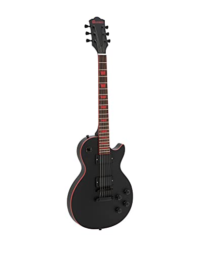 DIMAVERY LP-800 E-Gitarre, matt schwarz | E-Gitarre in LP-Form